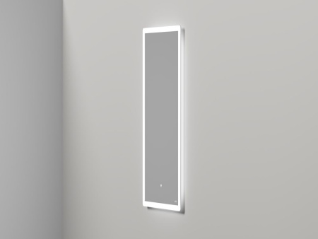 Зеркало для ванной Salini ARMONIA прямоугольное с двойной LED подсветкой 450*900*25 мм 27MA.01.450.900