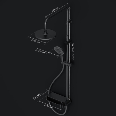 Душевая система AM.PM F0785A722 X-Joy