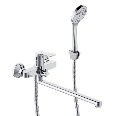 489500000 Eclipse 2.0 Смеситель для ванны и душа AM.PM с универсальным изливом и душ.набором, хром
