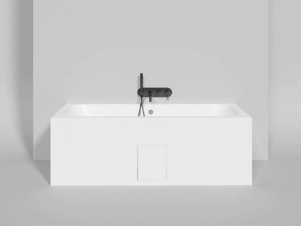 Ванна встраиваемая Salini ORLANDA AXIS 170x75 покраска по RAL полностью, S-Stone, матовый 103223MF