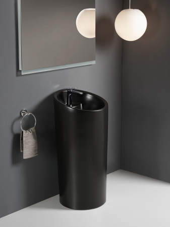 Раковина напольная WeltWasser WW LEERBACH 4546 MT-BL