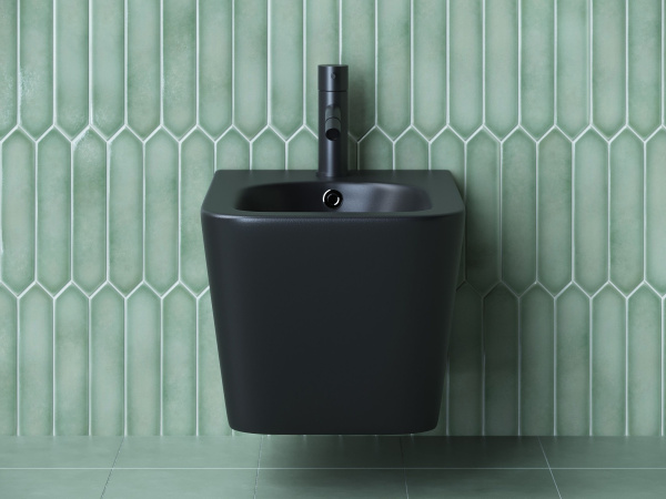 Подвесное биде Ceramicanova Metric, черный матовый, CN3008MB