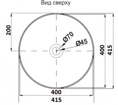 Раковина накладная CeramaLux 9381