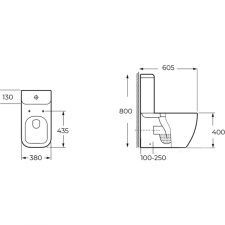 Унитаз напольный Milleau ROCHE 8381
