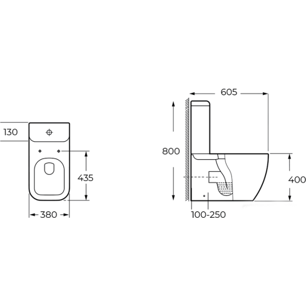 Унитаз напольный Milleau ROCHE 8381