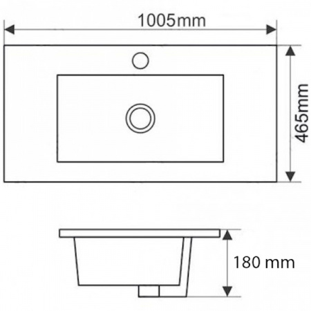 Раковина Melana MLN-E100 (9100E)
