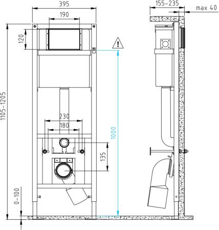 Инсталляция для унитаза Cersanit Link Pro S-IN-MZ-LINK_PRO