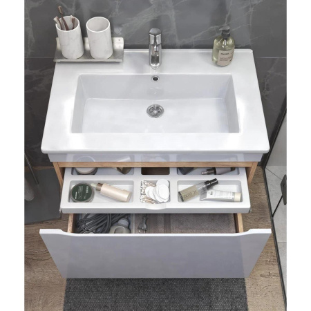 Тумба под раковину подвесная VIGO Grani tp.GRI.OSK.75.1Y дуб золотой, 75 см