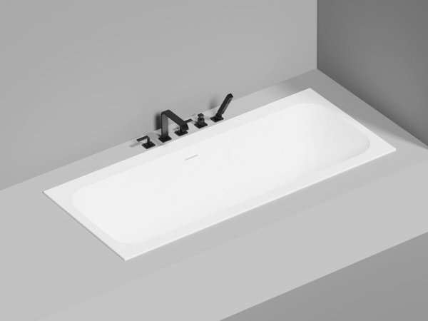 Ванна встраиваемая Salini ORLANDA AXIS KIT 180x80 покраска по RAL полностью, S-Sense, матовый 103312MF