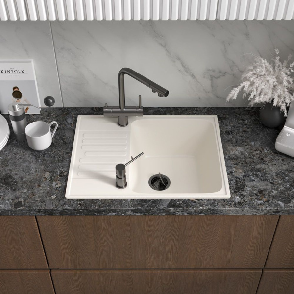 Кухонная мойка Reflection Prima RF0460WH, белый