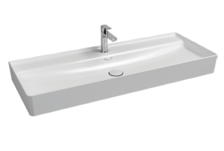 Раковина накладная ISVEA Vea 121см, цвет белый 10VAS5120I