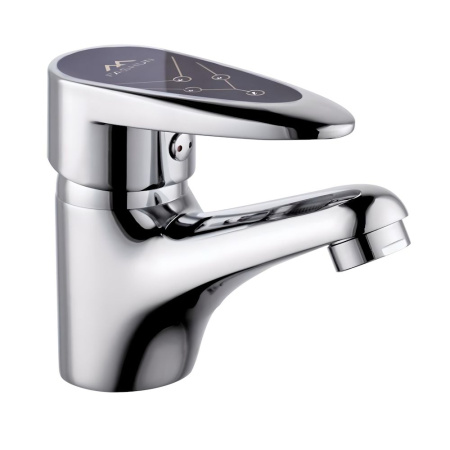 Смеситель для раковины FASHUN A1050BLACK, хром/черный