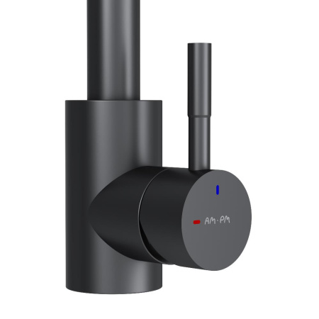 F85B05022 X-Joy S, Смеситель для кухни AM.PM с L-изливом, черный