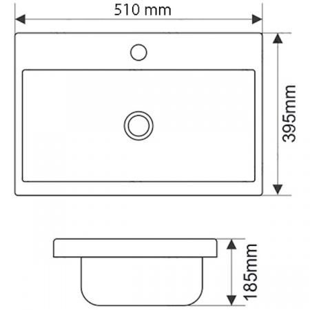Раковина Melana MLN-S50 (9393)