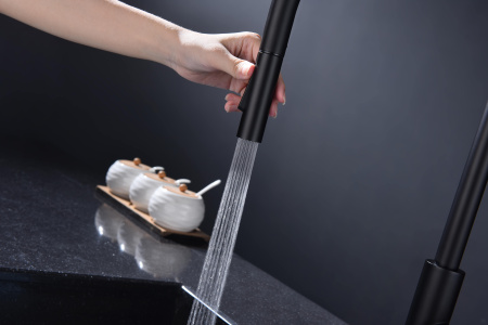 Смеситель для кухни Paulmark SENSO Se215180-AN, антрацит