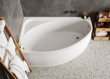 Акриловая ванна VAGNERPLAST HAPI 170x110 Left