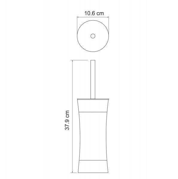 Щетка для унитаза WasserKRAFT Wern K-7527