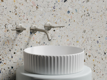 Умывальник чаша накладная круглая Ceramicanova Element 360*360*115мм, белый матовый, CN6057MW