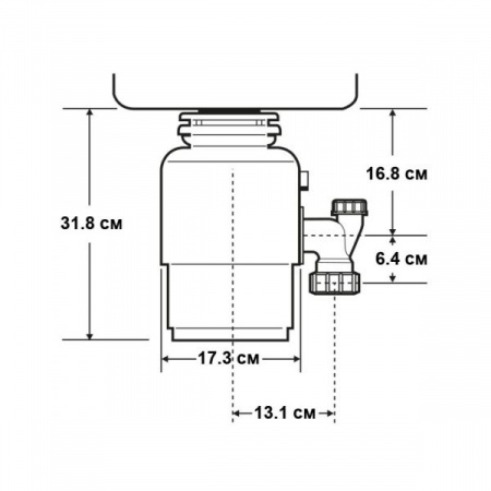 Измельчитель пищевых отходов InSinkErator S60