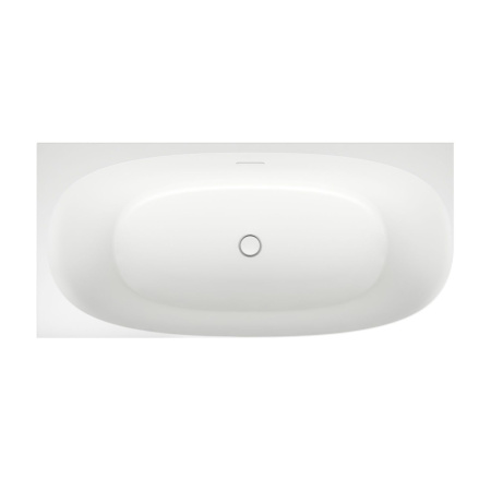 Акриловая ванна в наборе 4 в 1: пристенная ванна (левый разворот), каркас, экран, слив-перелив Wellsee Belle Spa 2.0 235802002