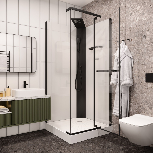 Кабина MiMi90B душевая Ceruttispa (90x90x215-225)