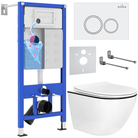 Комплект 6 в 1 Roxen StounFix Dual Fresh 964631 (состоит из: 710200, Santi 410260W, 530110-01B)