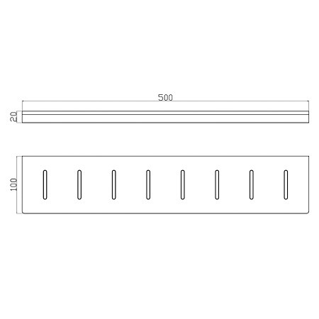 Полка для ванной WONZON & WOGHAND, Глянцевое золото (WW-9127-LG)