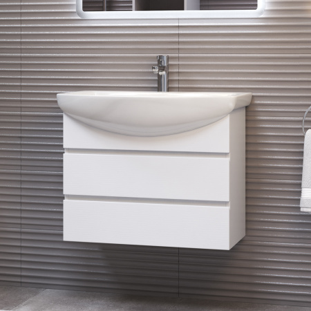 Тумба под раковину подвесная VIGO Wing tp.WIN.BAL.70.2Y белый, 70 см
