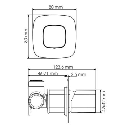 Смеситель для душа Wasserkraft Nuthe 9151