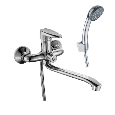 Смеситель для ванны FASHUN A2250WHITE, хром/белый