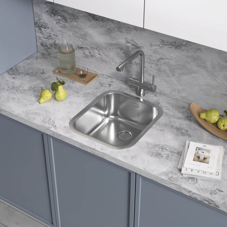 Кухонная мойка Reflexion Orta RX2438SS полированная сталь