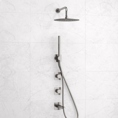 A6451.297.298.097.121.275.100.276 Встраиваемый комплект для ванны WasserKRAFT с верхней душевой насадкой, лейкой