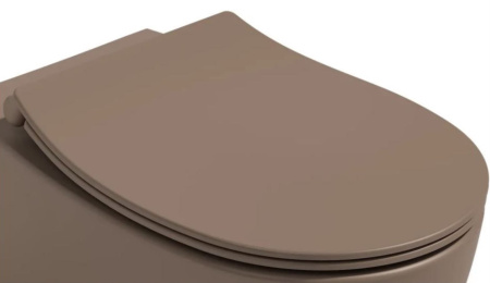 Сиденье для унитаза ISVEA Sentimenti Neo с крышкой с микролифтом коричневый матовый 40D80531I-S