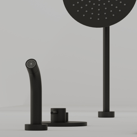 Душевой комплект SANCOS Select встраиваемый для душа, цвет черный матовый, арт. SC3004MB