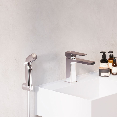 530300000 Gala Смеситель для умывальника Damixa с гигиеническим душем, хром