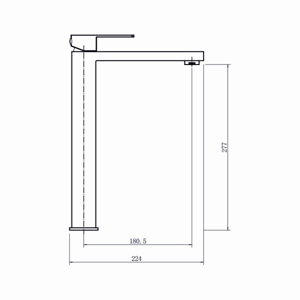 Смеситель для раковины FASHUN A51217, сатин
