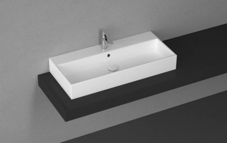 Раковина Isvea Purita 90 см, накладная цвет белый 10PL50090SV