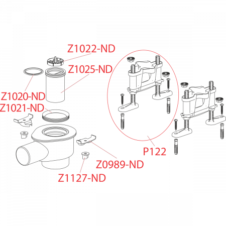 Сифон для душа AlcaPlast APZ-S12