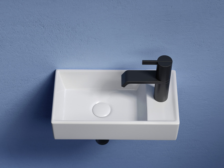 Умывальник подвесной прямоугольный Ceramicanova Element 407*217*100, Белый, CN6051L