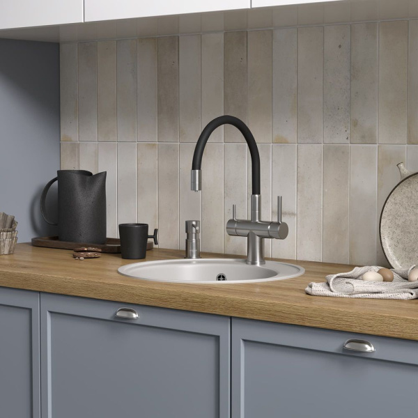 Кухонная мойка Reflection Arena RF0148GR, серый