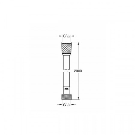 Душевой шланг Grohe Relexaflex 28155001