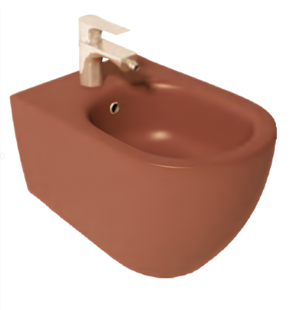 Биде ISVEA Infinity подвесной  365*530*400 цвет терракотовый матовый 10NF41001-2U