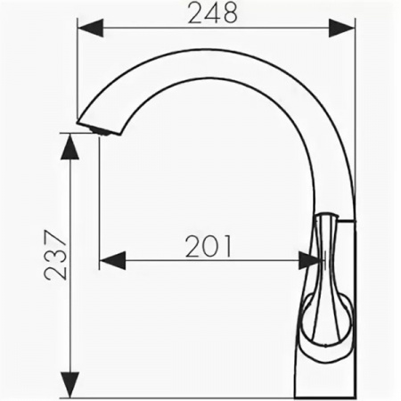 Смеситель для мойки Kaiser Comba 48033 Chrome