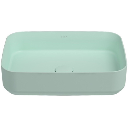 Раковина ISVEA Infinity накладная 500*360*120 цвет мятно зеленый 10NF65050SV-2T