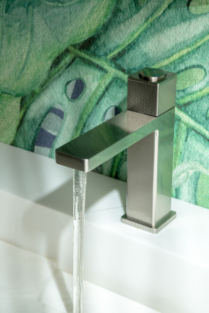 Смеситель для раковины Boheme Quad 159-NB nikel brush