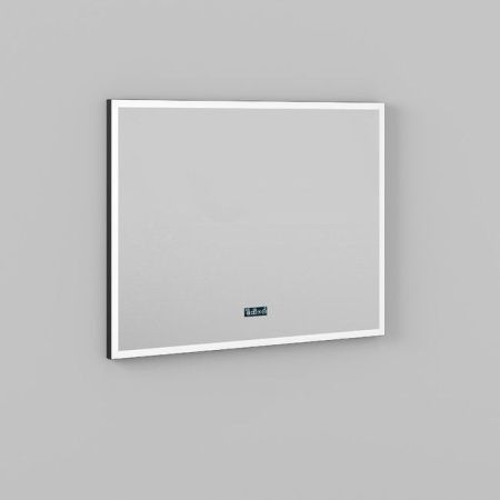 Зеркало BRIZ Берн 90*70 с подсветкой и часами 238 01-45090-00 00