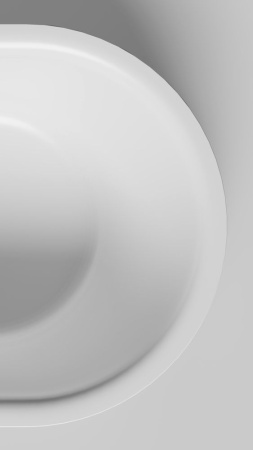 Ванна отдельностоящая Salini PERLA 170x80 покраска по RAL полностью, S-Sense, глянцевый 1049101GF