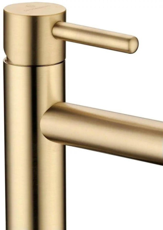 Смеситель для раковины стандартный Grocenberg GB2099 Золото матовый