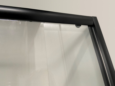 Душевой уголок Niagara Eco NG-008-14Q BLACK (80х80х195) низкий поддон(13см),черный,стекло мозаика,