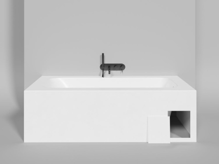 Ванна встраиваемая Salini ORLANDA PLUS 190x100 покраска по RAL полностью, S-Stone, матовый 102024MF